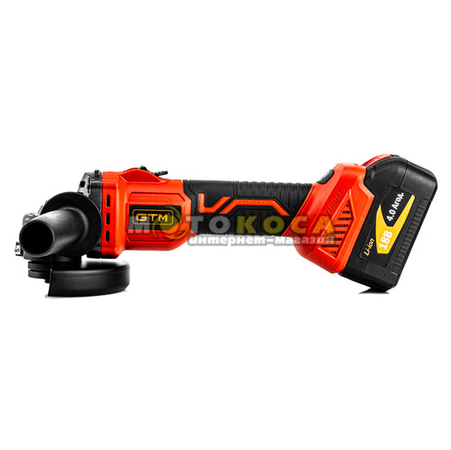 Болгарка аккумуляторная GTM AGC18/125BL