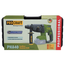 Акумуляторний перфоратор Procraft PHA40 (без АКБ та ЗП)