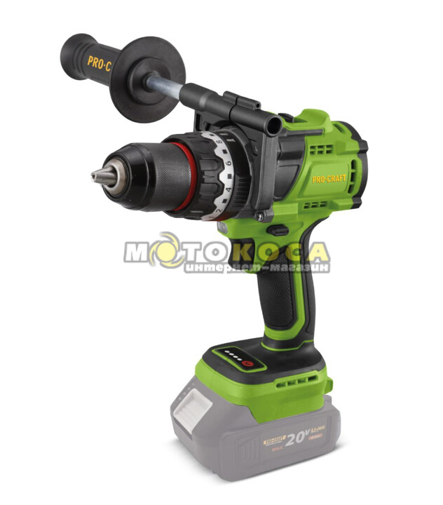 Акумуляторний шуруповерт ProCraft PA18ProBL (без АКБ та ЗП)
