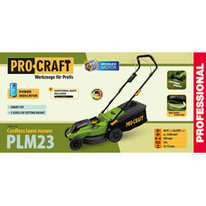 Акумуляторна газонокосарка ProCraft PLM23 (без АКБ та ЗП)