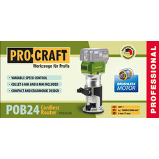 Фрезер аккумуляторный Procraft POB24 (без АКБ и ЗУ)