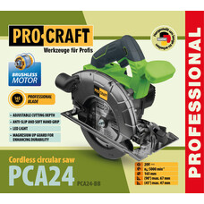 Пила дисковая аккумуляторная Procraft PCA24 (без АКБ и ЗУ)