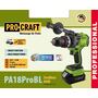 Акумуляторний шуруповерт ProCraft PA18ProBL (1 АКБ та ЗП)