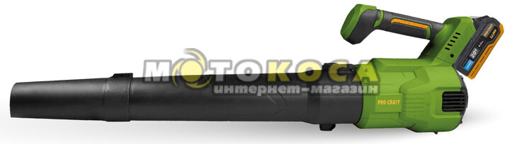 Аккумуляторная воздуходувка PROCRAFT PB26 (1 АКБ и ЗУ) Аккумуляторная воздуходувка PROCRAFT PB26 (1 АКБ и ЗУ)