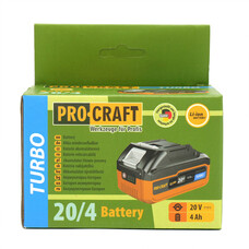 Акумуляторна батарея Procraft Battery 20/4 Turbo (20В/4Аг)