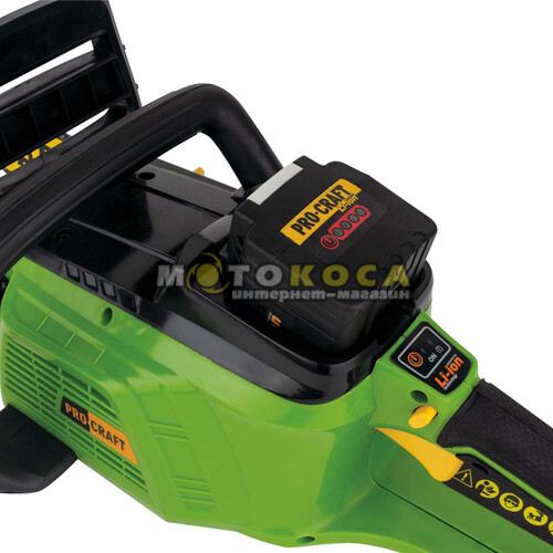 Акумуляторна ланцюгова пилка Procraft PKA40Li