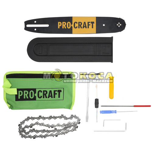 Бензопила Procraft K350S (Шина, ланцюг 30)