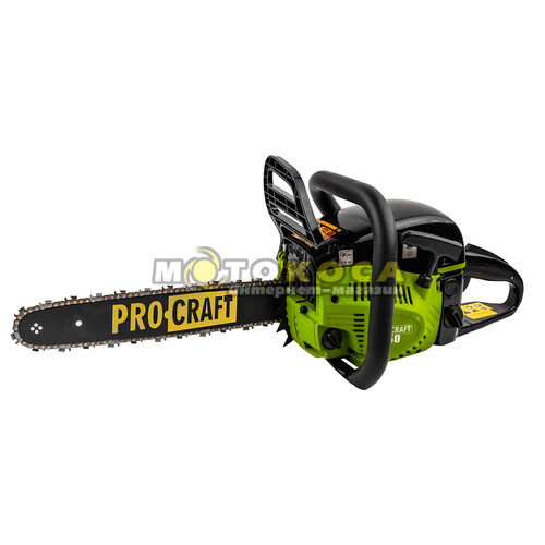 Бензопила Procraft K450 (Олива 2T 1л + Олива для ланцюга Procraft 1л)