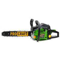 Бензопила Procraft GS50 (2 шини, 2 ланцюги 40, 45см)