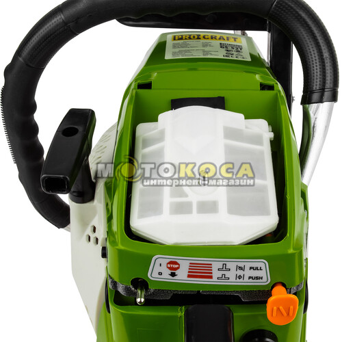 Бензопила Procraft GS-52T (Масло Procraft для цепи 1 л + Масло Procraft 2Т 1 л)