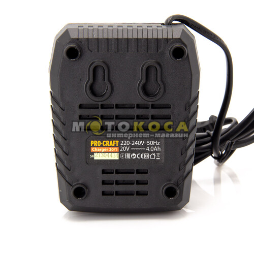 Триммер аккумуляторный Procraft PTA30 (2 АКБ 20В/4Ач + ЗУ charger 20/1)