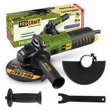 Угловая шлифмашина (Болгарка) Procraft PW2200 125 мм (безщеточная)