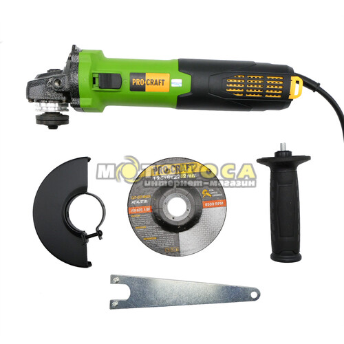 Угловая шлифмашина (Болгарка) Procraft PW2350 125 мм (безщеточная)