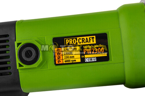 Болгарка Procraft PW2300 230 мм
