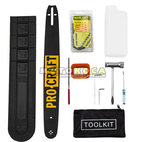 Бензопила PROCRAFT K450L