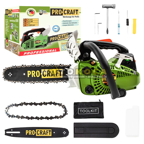 Бензопила Procraft K300S (шина, цепь 30 см)