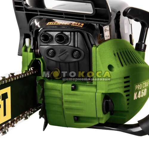 Бензопила Procraft K450 (Шина+цепь 45, шина+цепь 40)
