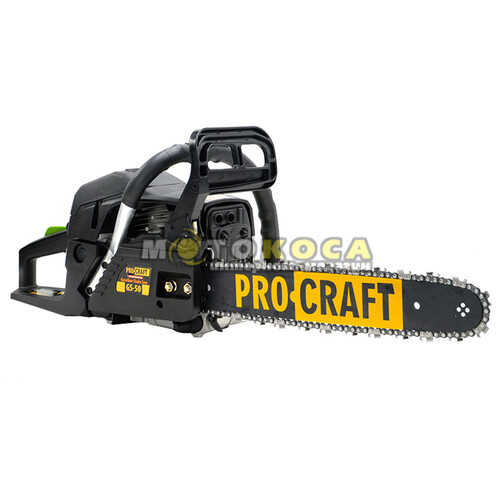 Бензопила Procraft GS50 (2 шини, 2 цепи 40, 45см)