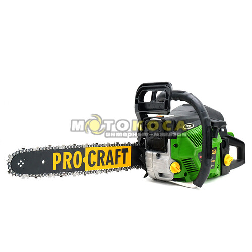 Бензопила Procraft GS50 (2 шини, 2 цепи 40, 45см)