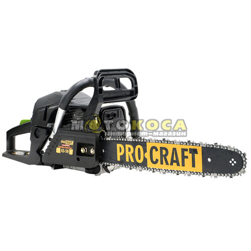 Бензопила Procraft GS50 (1 шина, 1 ланцюг 40)
