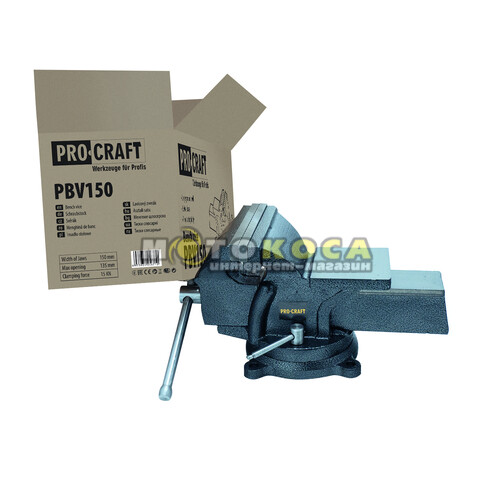 Тиски слесарные Procraft PBV150