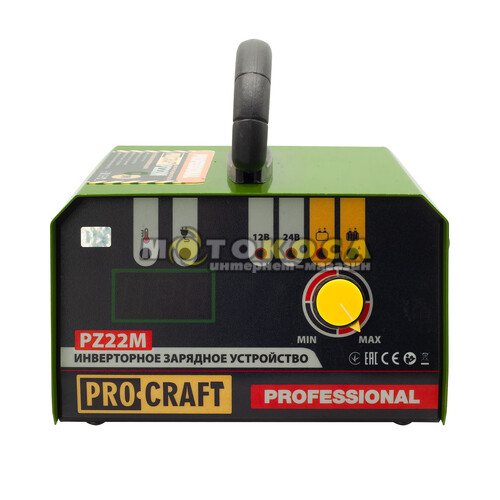 Инверторное автомобильное зарядное устройство Procraft PZ22M