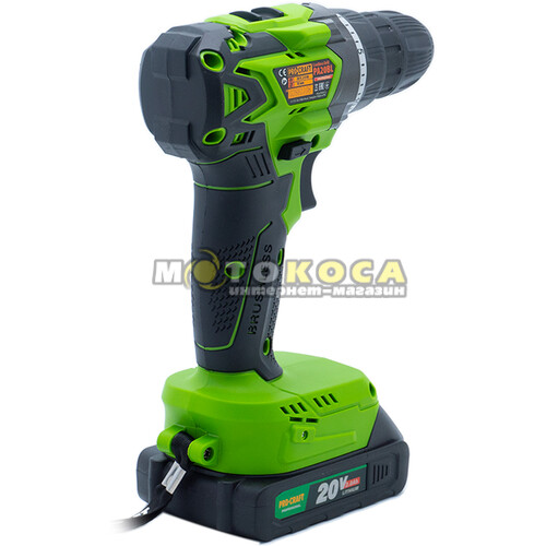 Аккумуляторный шуруповерт Procraft PА20BL UNIVERSAL