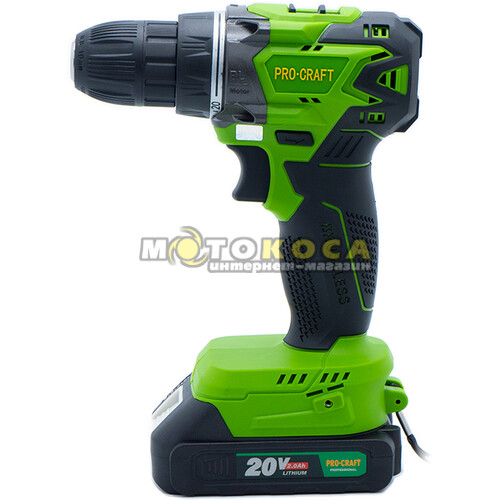 Аккумуляторный шуруповерт Procraft PА20BL UNIVERSAL