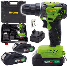 Акумуляторний шуруповерт Procraft PА20BL UNIVERSAL