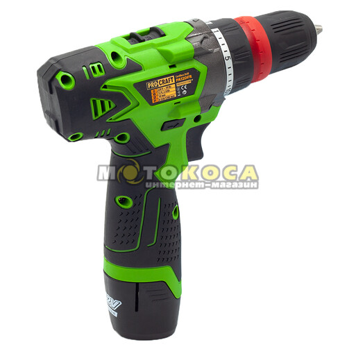 Акумуляторний шуруповерт Procraft PA12DFR Universal