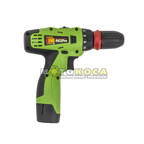 Акумуляторний шуруповерт Procraft РА12PRO DFR