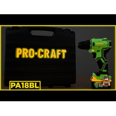 Акумуляторний безщітковий шуруповерт Procraft Industrial PA18BL