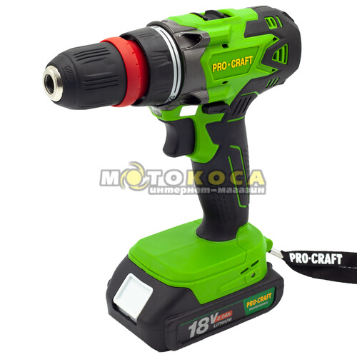 Аккумуляторный шуруповерт Procraft PA18DFR