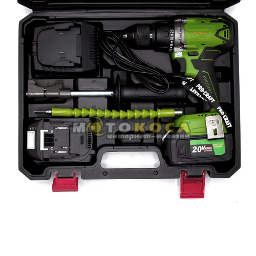 Акумуляторний шуруповерт Procraft PA18BL Universal Extra