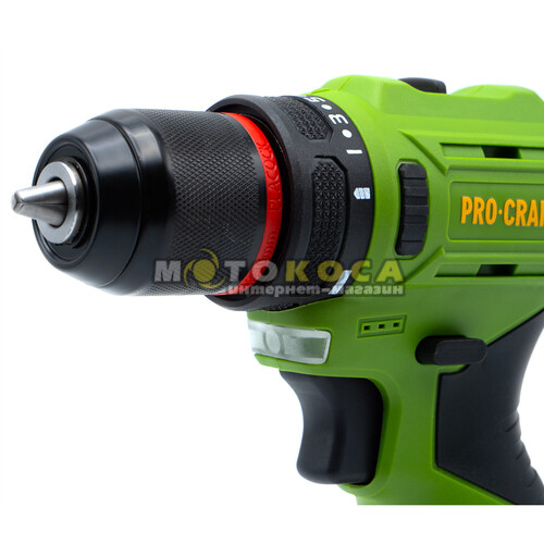 Аккумуляторный шуруповерт Procraft РА12 PRO (1 АКБ И ЗУ)