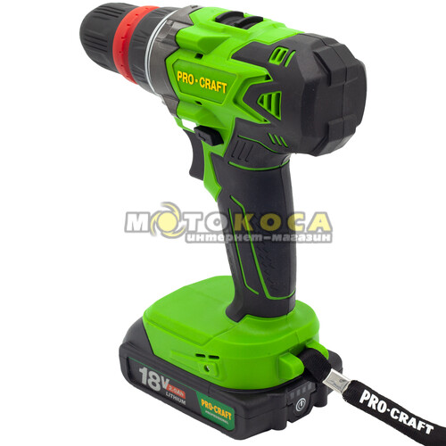 Аккумуляторный шуруповерт Procraft PA18DFR