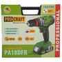 Акумуляторний шуруповерт Procraft Industrial PA18DFR