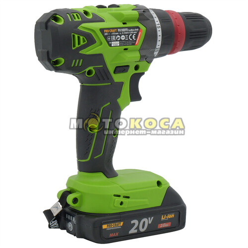 Аккумуляторный шуруповерт Procraft PA18DFR
