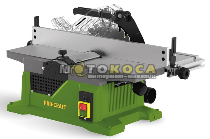 Стаціонарна циркулярна пила з фуганком ProCraft PC1600