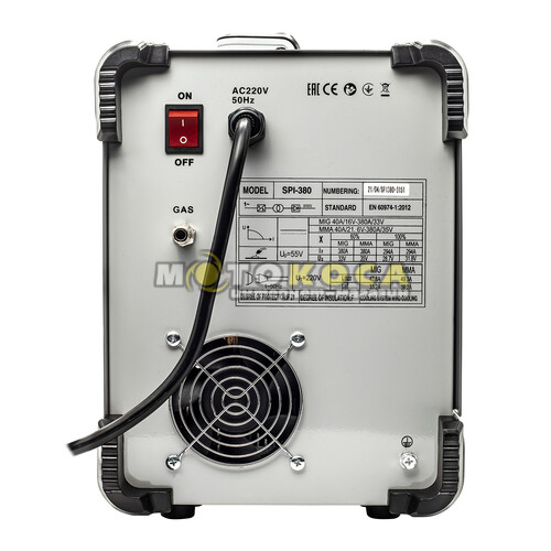 Сварочный инверторный полуавтомат Ppocraft Industrial SPI380 Long Range
