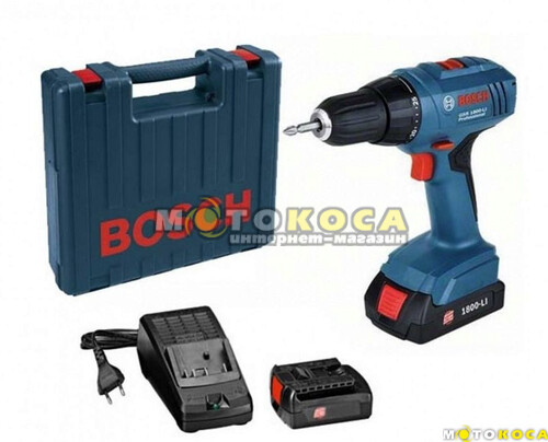 Аккумуляторный шуруповерт BOSCH GSR 1800-LI