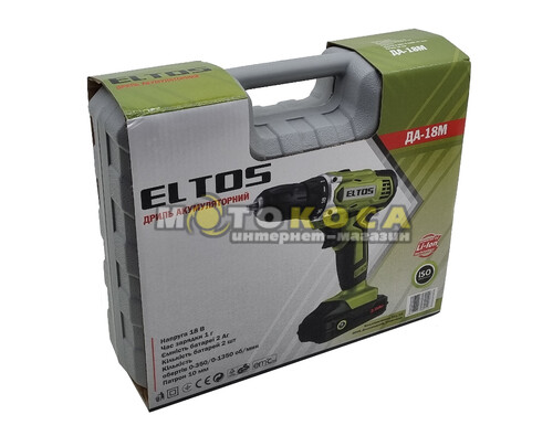 Акумуляторний шурупокрут Eltos ДА-18М