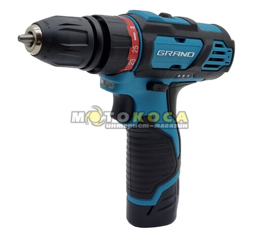 Акумуляторний шурупокрут Grand ДА-12DFR/PRO