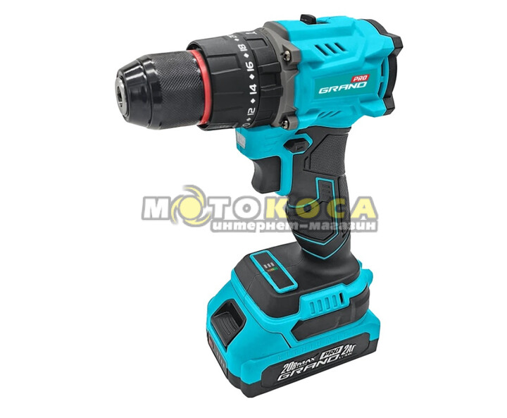 Аккумуляторный шуруповерт GRAND ДА-20/2 UBL PRO
