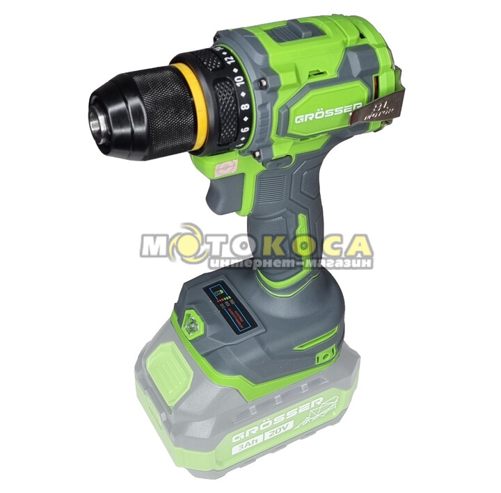 Аккумуляторный шуруповерт GROSSER GCD 600 (без АКБ и ЗУ)