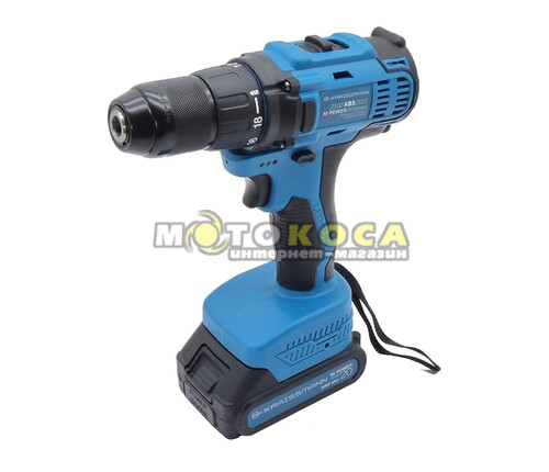 Акумуляторний шуруповерт KRAISSMANN 2102 ABS 20/2 (M-POWER 20 SERIES)