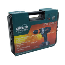 Аккумуляторный шуруповерт Spektr SCD-21-DFR