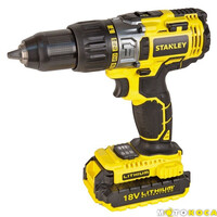 Аккумуляторный шуруповерт Stanley STDC18LHBK 18В Li-Ion (ударный)