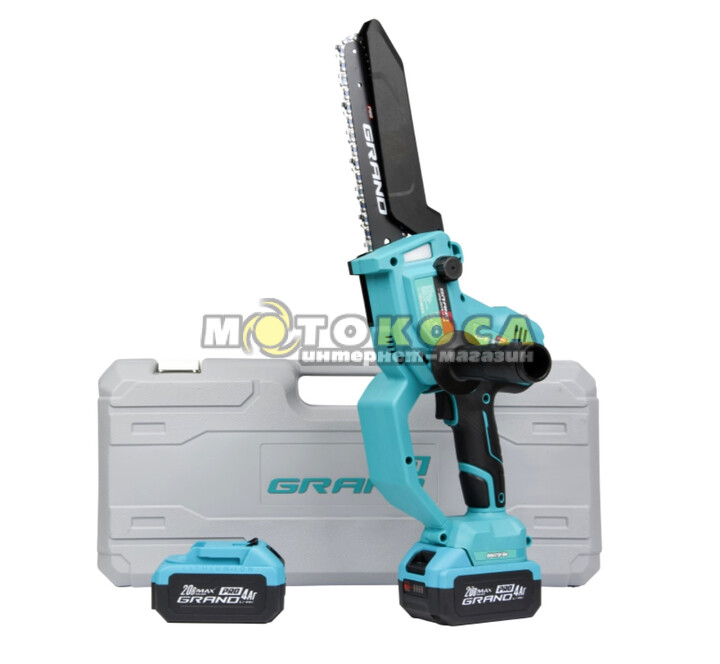 Акумуляторна ланцюгова пила GRAND АПЦ-20v/8"-4 INDUSTRIAL
