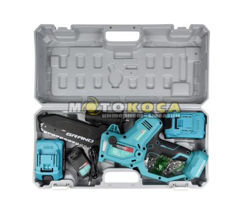 Аккумуляторная цепная пила GRAND АПЦ-20v/8"-4 INDUSTRIAL